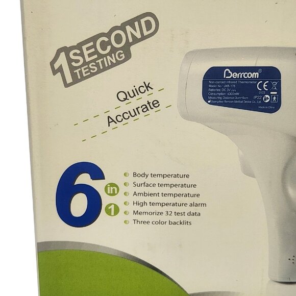 3x Berrcom Non-Contact Infrared Forehead Thermometer Model JXB-178 Body Temp - Picture 12 of 12